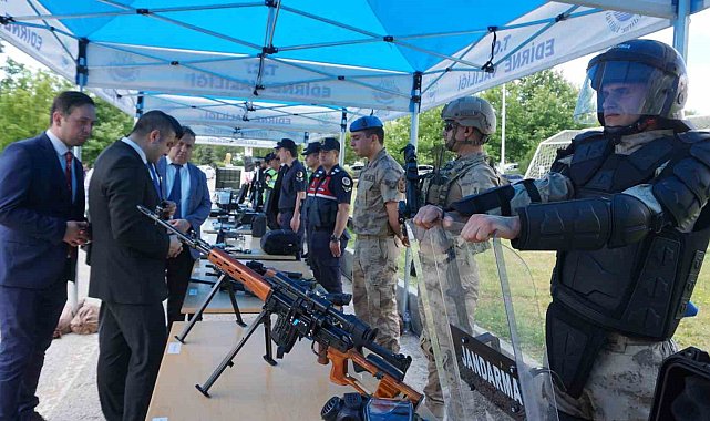 Edirne'de jandarmanın birimleri tanıtıldı