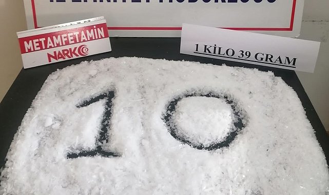 Edremit'te bir kilogram uyuşturucu ele geçirildi