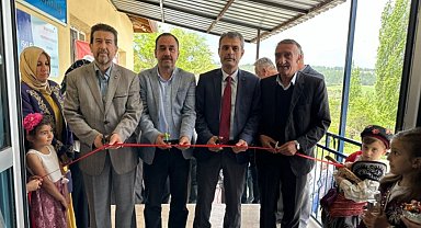 Emet'te biçki dikiş kursu yılsonu sergisi