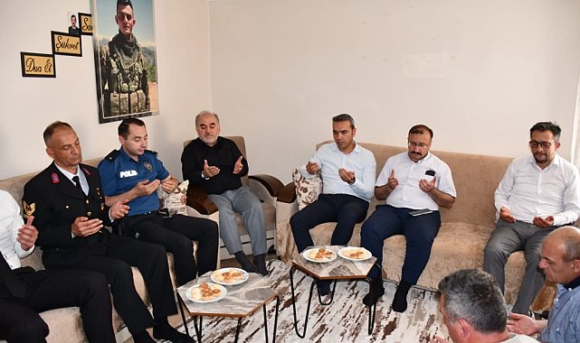 Emet'te şehit aileleri ve gaziler ziyaret edildi