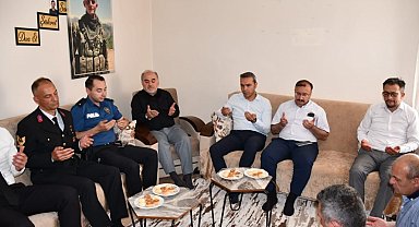 Emet'te şehit aileleri ve gaziler ziyaret edildi