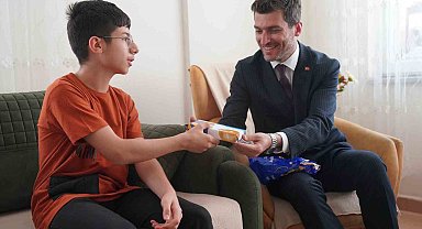 Erbaa Belediye Başkanı Karagöl'den LGS birincisine ziyaret
