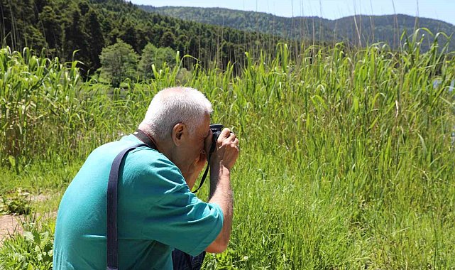 Fotoğraf meraklıları soluğu doğada aldı