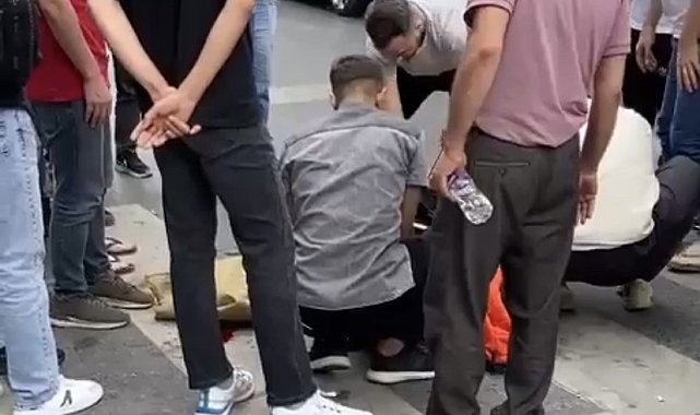 Gaziosmanpaşa'da dükkan içinde oğluna silah doğrultan genci vurdu