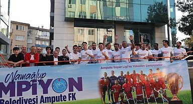 Gebze Belediyesi Ampute Futbol Takımı Süper Lig'e yükseldi