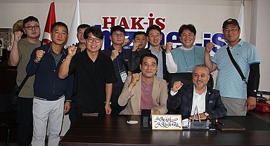 Güney Koreli işçiler Denizli'de ağırlandı