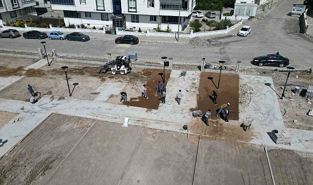 Güzelyurt Mahallesinde yeni park yapımı başladı