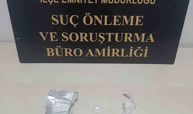 Hassas terazi ile gezen torbacı suçüstü yakalandı