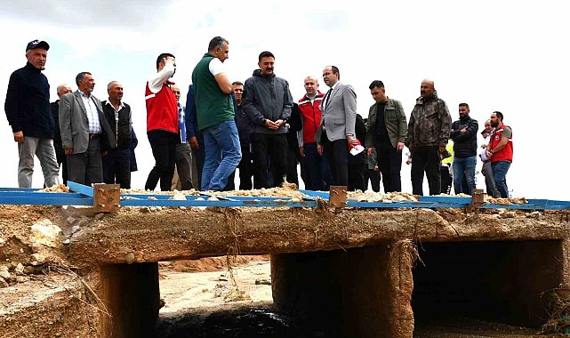 İkinci kez selin vurduğu köyde dereler taştı, tarım arazileri zarar gördü