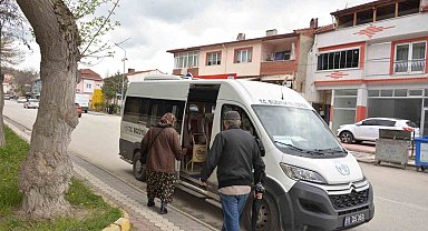 İlçe mezarlığına ücretsiz ulaşım