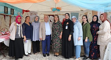 İlkadım'da el emeği göz nuru ürünler görücüye çıktı