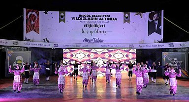 İnegöl Belediyesi Halk Dansları Topluluğundan muhteşem gece