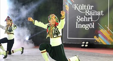 İnegöl'de 'Halk Dansları'ndan muhteşem gece