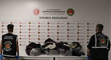 İstanbul Havalimanı'nda 93 kilo insan saçı ele geçirildi