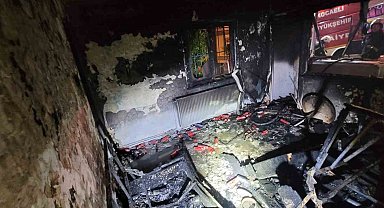 İtfaiye alevlerin arasına daldı