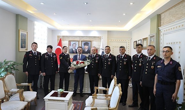Jandarma Teşkilatından Vali Aktaş'a ziyaret