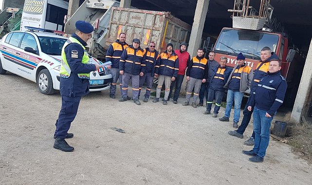 Jandarmadan trafik güvenliği eğitimi