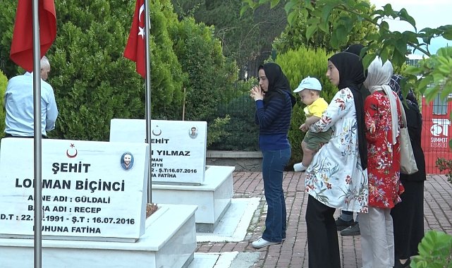 Kahramankazan'da şehitler Kurban Bayramı öncesi unutulmadı