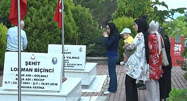 Kahramankazan'da şehitler Kurban Bayramı öncesi unutulmadı