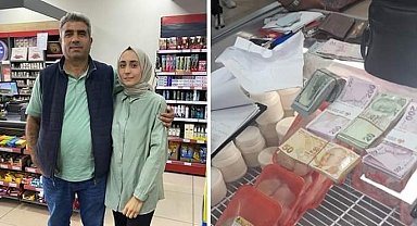 Kasiyer markette unutulan 2 milyon lirayı sahibine teslim etti