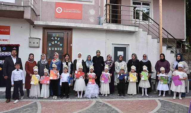 Kastamonu'da Kur'an kursları mezunlarını verdi
