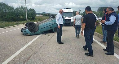 Kastamonu'daki iki ayrı kazada 6 kişi yaralandı