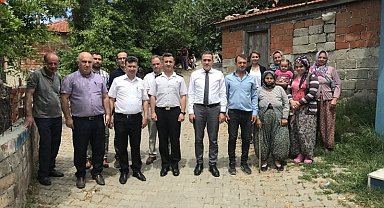 Kaymakam Memiş 3 mahalleyi ziyaret etti