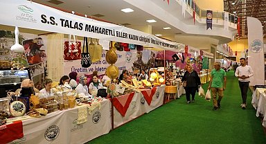Kayseri Talas'ın yıldızı fuarlarda parlıyor