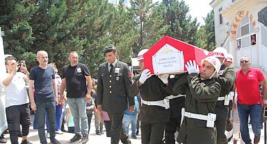 Kıbrıs Gazisi dualarla son yolculuğuna uğurlandı
