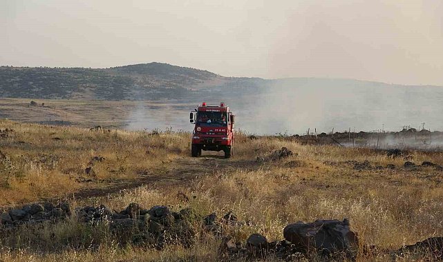 Kilis'te mera yangını korkuttu