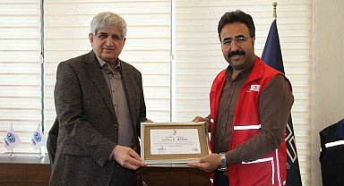Kızılay'dan ARAS Elektrik'e teşekkür belgesi