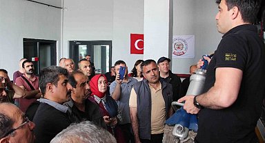 Kocaeli İtfaiyesi'nden İSG uzmanı öğretmenlere eğitim