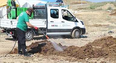Kocaeli'de kurban pazar yerleri ilaçlanıyor