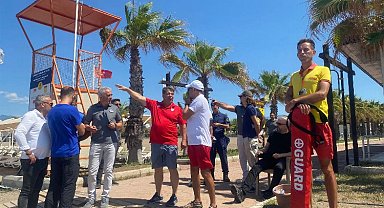 Kumluca'da yüzme alanlarına denetim