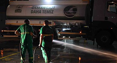 Kurban Kesim alanlarında aralıksız temizlik