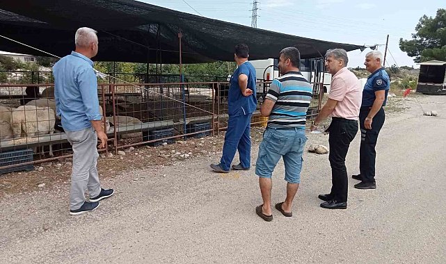 Kurban satış yerlerinde denetim