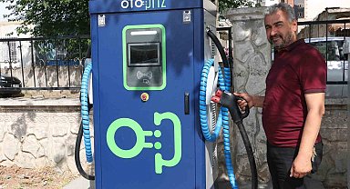 Kurtalan'a elektrikli araç şarj istasyonu kuruldu