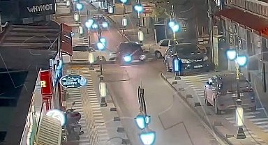 Kütahya'da meydana gelen iki ayrı trafik kazası kameraya yansıdı