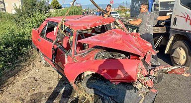 Kuyucak'ta trafik kazası: 2'si çocuk 4 yaralı