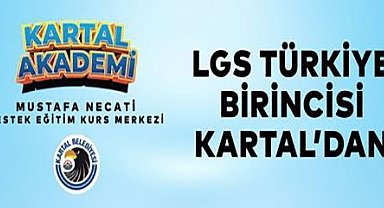 LGS Türkiye Birincisi Kartal'dan