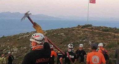 MAG AME gönüllüleri Datça yangını söndürülmesine katkı verdi