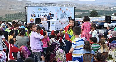 Malatya'da konteyner kentte yıl sonu şenliği