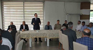 Malazgirt'te bayramlaşma töreni