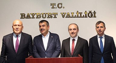 Milli Eğitim Bakanı Tekin Bayburt'ta