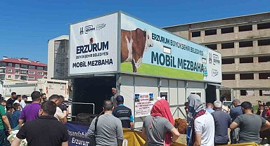 Mobil kurban kesim yerleri rağbet gördü