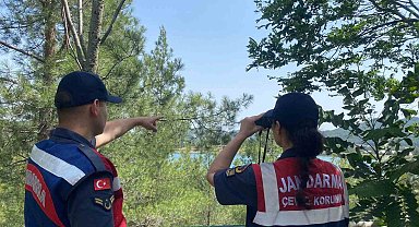 Muğla'da jandarma ekipleri orman yangınlarına karşı teyakkuza geçti
