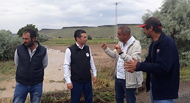 Nevşehir'de tarım arazilerinde hasar tespit çalışmaları başladı