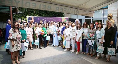 NİLSEM kursiyerlerinin eserleri göz kamaştırdı