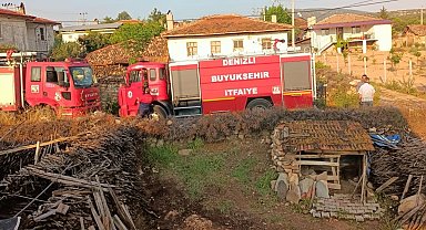 Ocakta unutulan kızartma yağı yangın çıkarttı