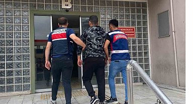 On altı yıl hapis cezası ile aranıyordu, Germencik'te yakalandı